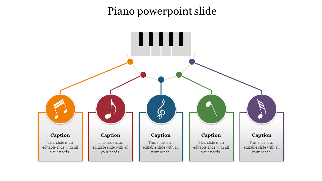 Editable Piano PowerPoint Slide Presentation Templates